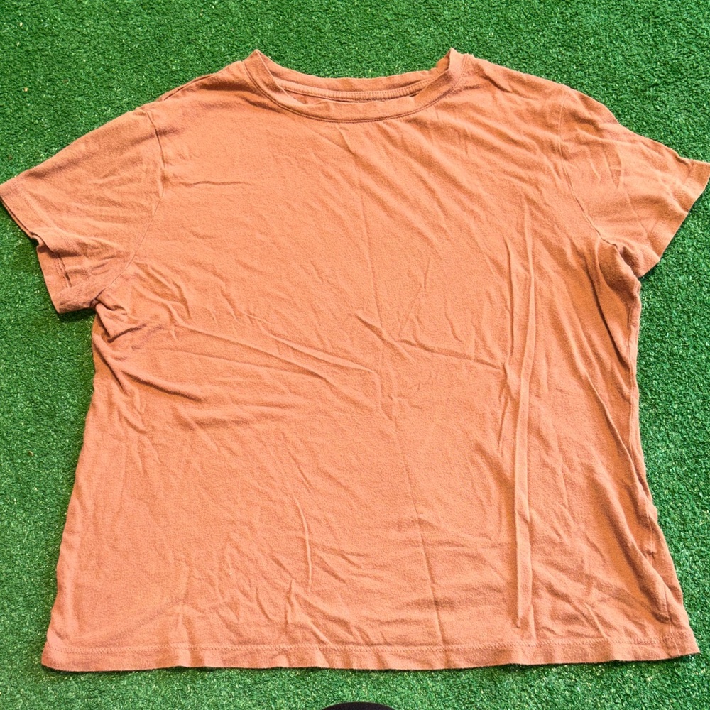 A New Day Casual Women's Rust Top Tshirt